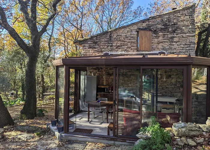 Villa Les Rapieres Mireio à Gordes Privée