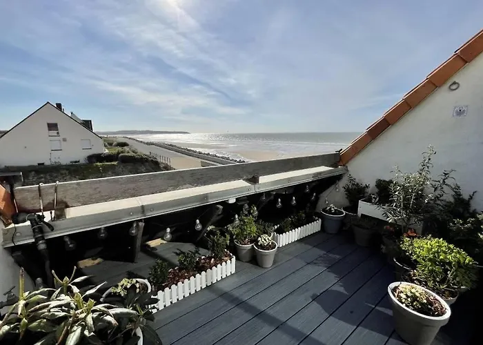 Boutique Appartement DUPLEX AVEC JACUZZI vue imprenable sur la baie de Wissant