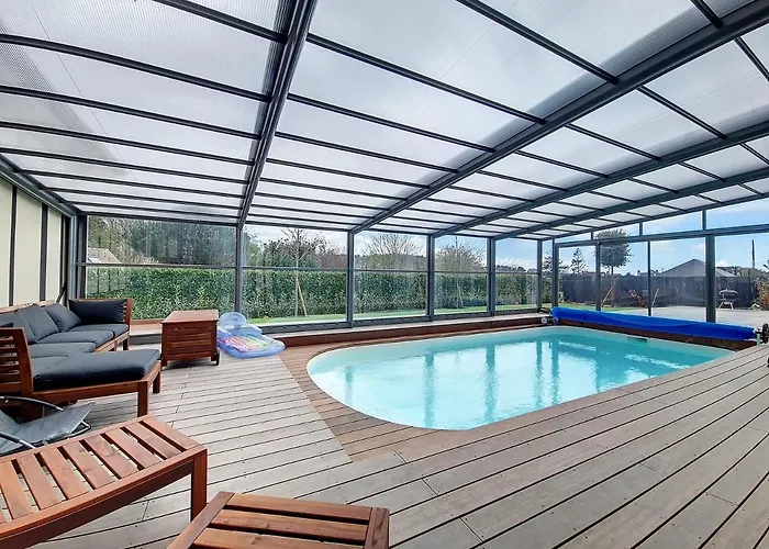 Villa De La Vallée Houlgate avec Piscine