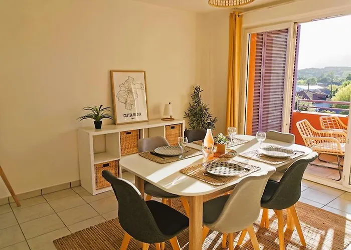 Casteljaloux Appartement 2 chambres balcon parking résidence calme acceptant les animaux