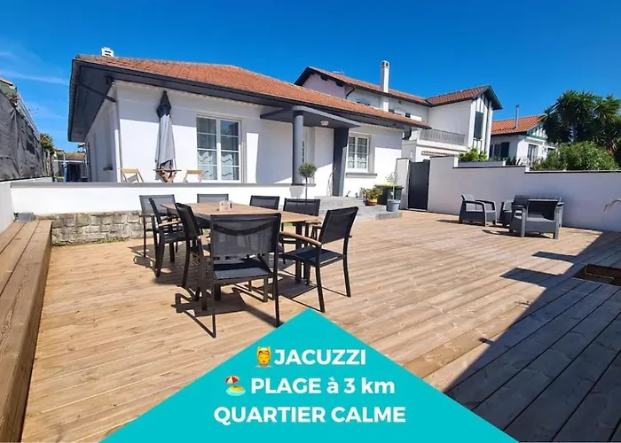 Jaccuzi - Quartier Calme - Ideal Detente Anglet Privée