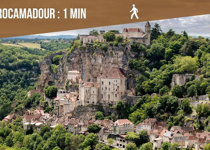 Villa Dans la Cité de Rocamadour L'Oustal de Beline Privée