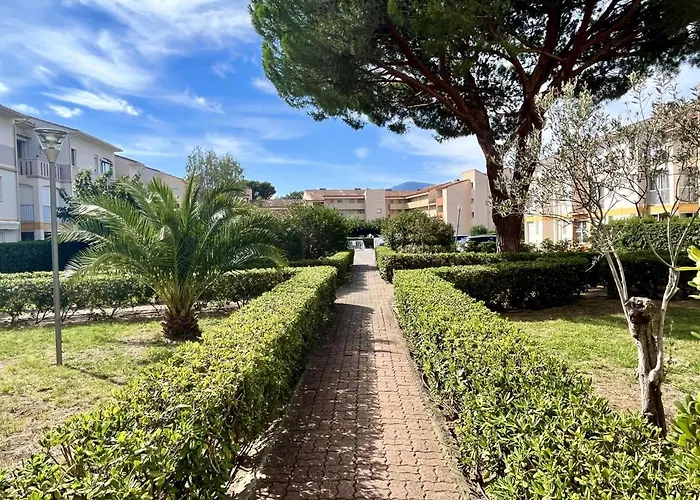 Studio Cabine Cosy A 400M De La Plage - 4 Couchages, Parking Prive, Animaux Admis - Fr-1-225-210 Argelès-sur-Mer acceptant les animaux