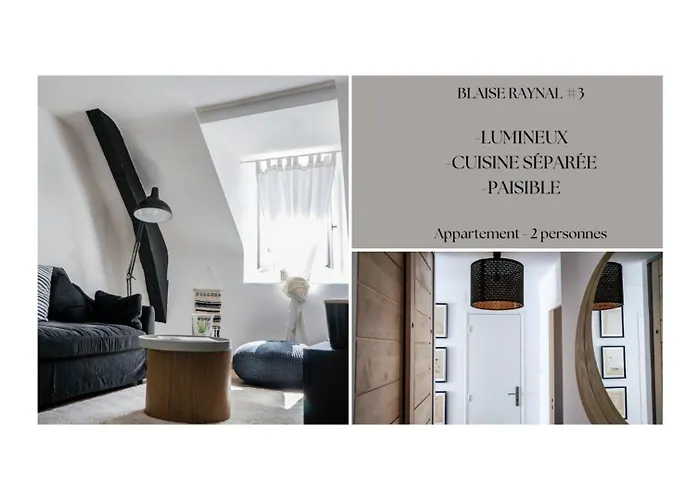 Appartement BLAISE RAYNAL #3 - Cachette d'artistes - 2 personnes à Brive-la-Gaillarde