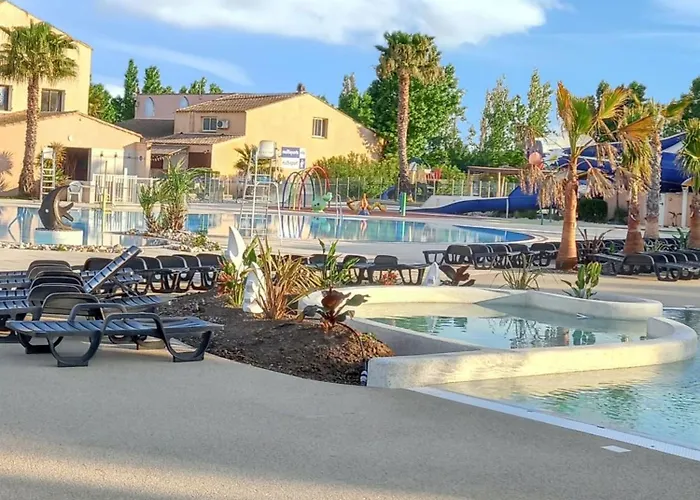 Bungalow Charmant A Valras-Plage Avec Piscine Partagee avec Piscine