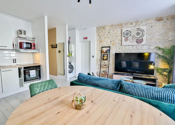 LE LUCIEN Eco-Appart'Hôtel - Angouleme - Centre - Wifi - Parking privé - Classé 4 étoiles