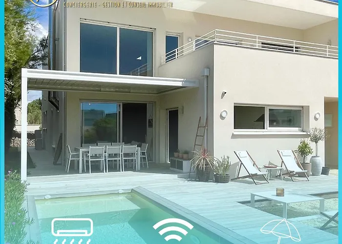 PGH N2 - Villa avec Piscine à 50m de la Plage La Grande Motte