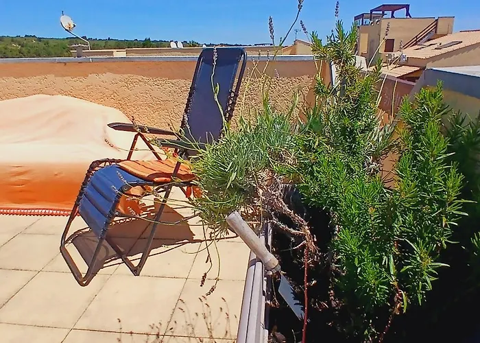Villa Rooftop Vue Mer Narbonne-Plage avec Piscine