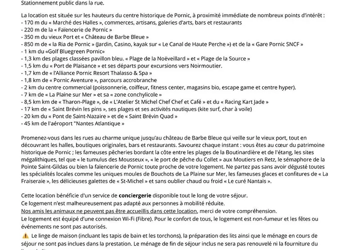Ty Maria Havre de douceur et de calme au coeur de la ville haute de Pornic