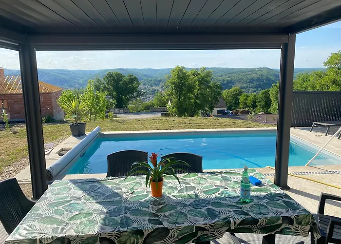 Vacances Vallée de la Dordogne Souillac avec Piscine