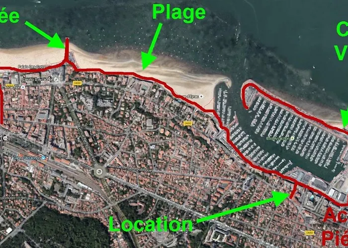 Appartement Les pieds dans l'eau à Arcachon